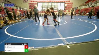 64-67 lbs Rr Rnd 2 - Boone Jolley-Rowe, Chickasha Youth Wrestling vs Katelee Cole, Tulsa Blue T Panthers