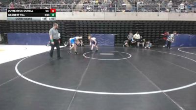152 lbs Consolation - Dometrius Dorell, Milford vs Garrett Till, Newark