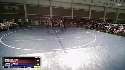 94 lbs Round 2 (8 Team) - Jackson Hoy, Pennsylvania vs Cody Clarke, Georgia