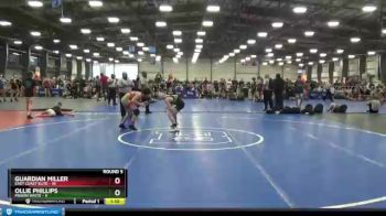 92 lbs Round 5 (6 Team) - Guardian Miller, East Coast Elite vs Ollie Phillips, Minion White