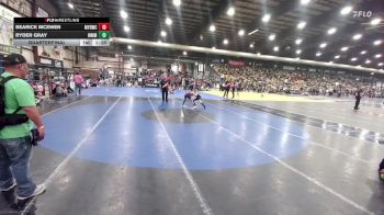 70 lbs Quarterfinal - Ryder Gray, Moorcroft Mat Masters vs Bearick McEwen, Mine Yard Dogs Wrestling Club