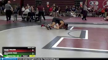 120 lbs Quarterfinal - Brandon Paez, Lisbon vs Isaac Wilson, Algona