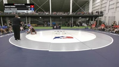 120 lbs Khole Perez, Illinois vs Raeya Perkins, Oklahoma