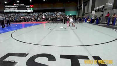 150 lbs Consi Of 8 #2 - Yasmin Ramirez, Mt Adams Wrestling Club vs Arielle Zeidler, Pindrops