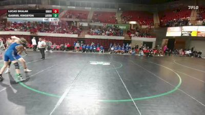 132 lbs Round 3 - Rr3 - Lucas Skalak, Brock vs Gabriel Kingston, La Vernia