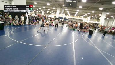 165 lbs Cons. Quarters - George Lopez, Utah vs Keamyn Hatch, Utah