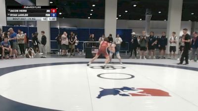 74 kg Cons. Quarters - Jacob Herm, Jackrabbit Wrestling Club vs Ryan Lawler, Pennsylvania