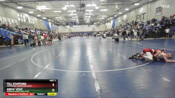 130 lbs Cons. Semi - Krew Venz, Morgan Wrestling Club vs Till Stafford, Champions Wrestling Club