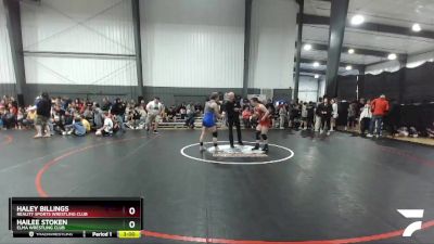 132 lbs Round 2 - Haley Billings, Reality Sports Wrestling Club vs Hailee Stoken, Elma Wrestling Club