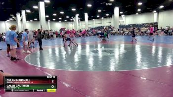 120 lbs Round 5 (6 Team) - Caleb Gauthier, War Ready vs Dylan Marshall, Indiana Smackdown Black