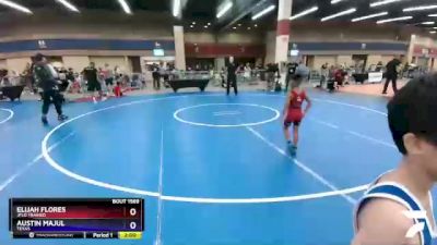 49 lbs Semifinal - Elijah Flores, Jflo Trained vs Austin Majul, Texas