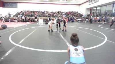 49 lbs Consi Of 8 #2 - Benji West, Perry Wrestling Academy vs Jasper Lockett Jr, Cowboy Wrestling Club