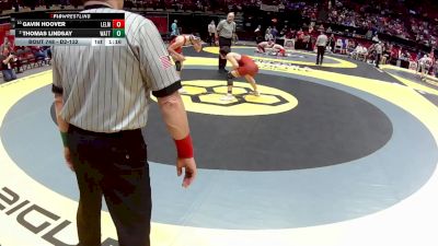D2-132 lbs Quarterfinal - Gavin Hoover, Logan Elm vs Thomas Lindsay, Watterson