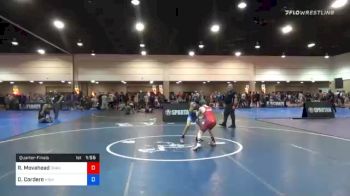 74 kg Quarterfinal - Reece Movahead, Chantilly Youth Association vs Dominic Cordero, Higher Calling Wrestling Club