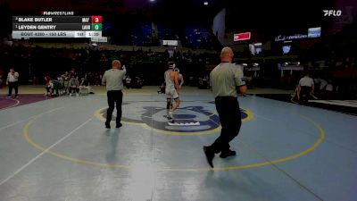 150 lbs Final - Blake Butler, May River vs Leyden Gentry, Laurens