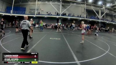 88 lbs Round 5 (6 Team) - Ryder Ascherl, U2 Uprising Black vs Landon Baker, Ragin Raisins Catawba