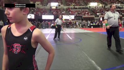 70 lbs Champ. Round 1 - Stetzen Peebles, Upper Valley Aces vs Aksel Polson, Thermopolis Wrestling Club