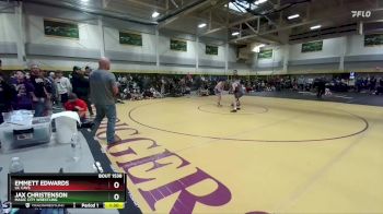 140 lbs Champ. Round 1 - Jax Christenson, Magic City Wrestling vs Emmett Edwards, Lil Cavs