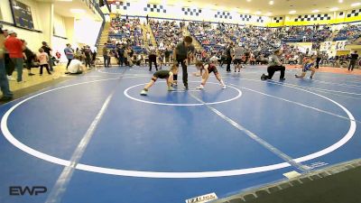 66 lbs Rr Rnd 2 - Daisy Garcia, Wagoner Takedown Club vs Finley Lister, Coweta Tiger Wrestling