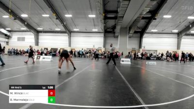 100-105 lbs Rr Rnd 5 - Marina Wince, Black Fox Wrestling Academy vs Bianca Marmolejo, Gold Rush Wrestling