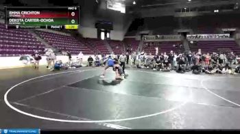 W-152 lbs Finals (2 Team) - Dekota Carter-Ochoa, Montana vs Emma Crichton, Wyoming