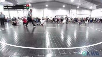 55 lbs Round Of 16 - Brooks Baxter, Claremore Wrestling Club vs Finn Morse, Sallisaw Takedown Club