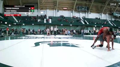 285 lbs Cons. Semi - Josh Terrill, Michigan State vs Devon Dawson, Northern Illinois