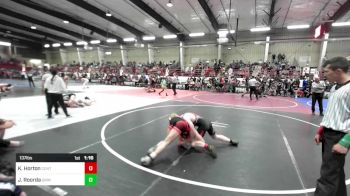 137 lbs Quarterfinal - Konner Horton, Centauri vs Jackson Roorda, Grindhouse WC