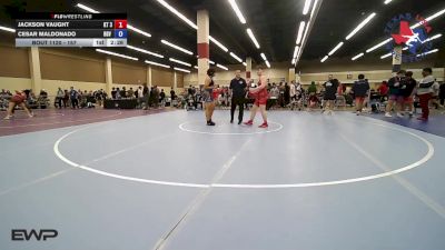 157 lbs Round Of 32 - Jackson Vaught, KT 3 Style Wrestling Club vs Cesar Maldonado, RGV Wrestling Club