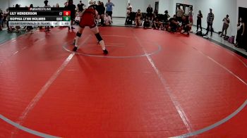 125 lbs Quarterfinals (8 Team) - Lily Henderson, Cordoba Trained vs Sophia Lynn Holmes, Ground Up USA