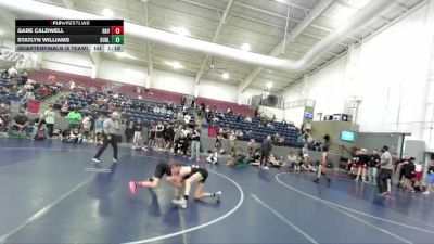 95 lbs Quarterfinals (8 Team) - Gabe Caldwell, Ravage vs Statlyn Williams, Sublime Wrestling Academy