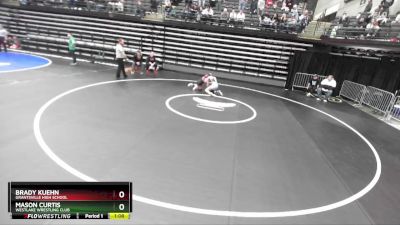 101 lbs Cons. Round 4 - Brady Kuehn, Grantsville High School vs Mason Curtis, Westlake Wrestling Club
