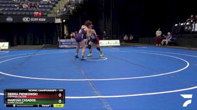 170 lbs Cons. Round 2 - Mariyah Casados, Elmira College vs Sierra Pienkowski, Carthage College