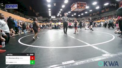 Semifinal - Clay Blankenship, Mustang Bronco Wrestling Club vs Rayden Lane, Midwest City Bombers Youth Wrestling Club