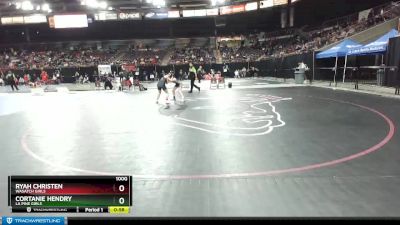 100G Cons. Round 2 - Ryah Christen, Wasatch Girls vs Cortanie Hendry, La Pine Girls