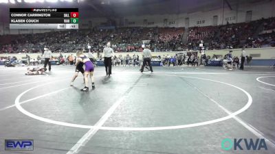 60 lbs Quarterfinal - Connor Carrington, Sallisaw Takedown Club vs Klasen Couch, Vian Wrestling Club