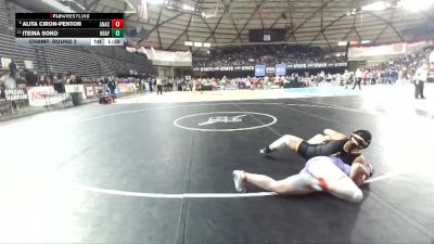 Girls 2A 155 lbs Champ. Round 2 - Iteina Soko, Hudson`s Bay (Girls) vs Alita Ciron-penton, Anacortes (Girls)