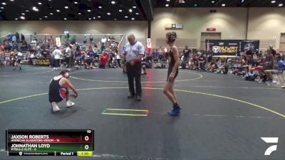 85 lbs Round 1 (6 Team) - Johnathan Loyd, Pitbulls Elite vs Jaxson Roberts, American Gladiators-Venom