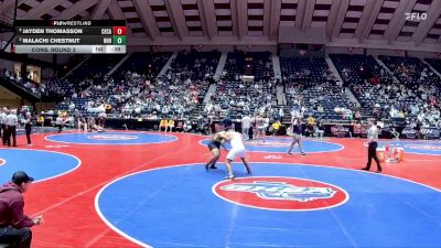 4A-285 lbs Cons. Round 2 - Malachi Chestnut, New Hampstead HS vs Jayden Thomasson, Central (Carroll)