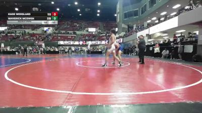 170 lbs Semifinal - Kade Wersland, Younger vs Maverick McEwen, Mine Yard Dogs Wrestling Club