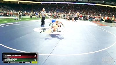 D1-120 lbs Cons. Round 1 - Austin Anderson, Midland HS vs Jake Rozycki, Reeths-Puffer HS