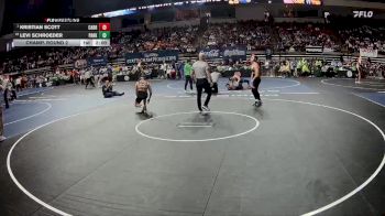 D 1 157 lbs Champ. Round 2 - Kristian Scott, Catholic - B.R. vs Levi Schroeder, Parkway