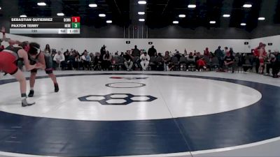 100 lbs Round 3 - Sebastian Gutierrez, DC Wrestling Academy vs Paxton Terry, Nebraska Elite