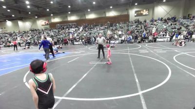 43 lbs Consi Of 16 #1 - Maddox Rodriguez, The Valley WC vs Violet Francom, Nevada Elite