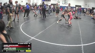 60 lbs 3rd Place Match - Ayden Williams, KC Elite Training Center vs James Wischhusen, Unattached