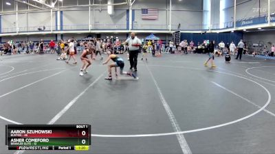 96 lbs Finals (2 Team) - Asher Comeforo, Brawler Elite vs Aaron Szumowski, Buxton