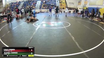 144 lbs Champ Round 1 (16 Team) - Russell Barnes, VHWC vs Cole O`Brien, Black Hive