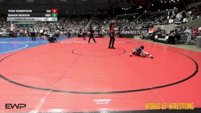 46 lbs Consi Of 16 #2 - Titan Robertson, Toss Em Up vs Mason Morton, Perry Meridian Wrestling Club