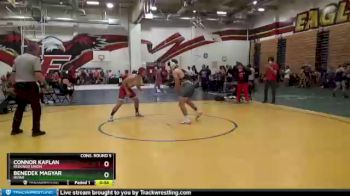 160 lbs Cons. Round 5 - Connor Kaplan, Redondo Union vs Benedek Magyar, Irvine