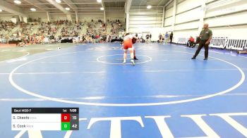 220 lbs Rr Rnd 1 - Sean Okeefe, Cyclones vs Shane Cook, Michigan Grapplers